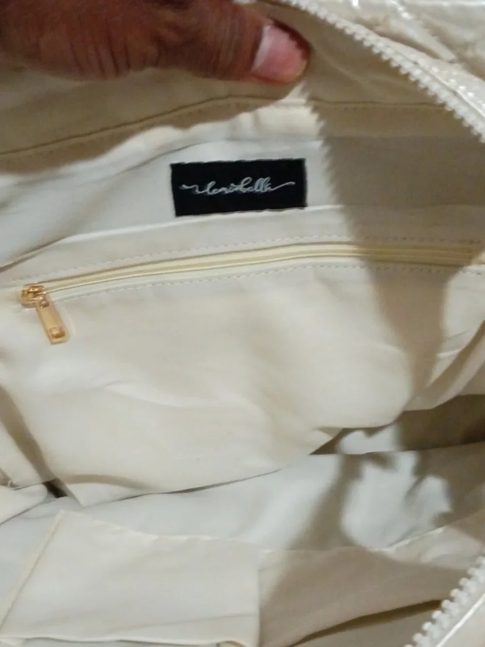 Lemonbella Jennifer Quilted Pickleball Tote Handbag Diamond Pearl New with Tags - Picture 15 of 16